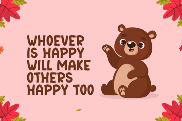 Bear Hugs Font - Preview 1