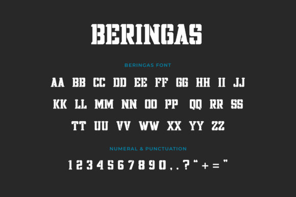 Beringas Font - Preview 1
