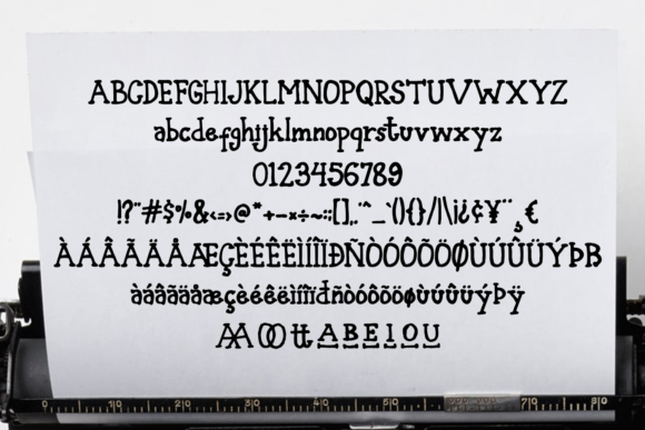 Blank Type Nol Font - Preview 5