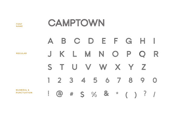 Camptown Font - Preview 4