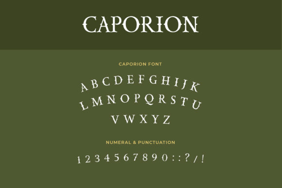 Caporion Font - Preview 1