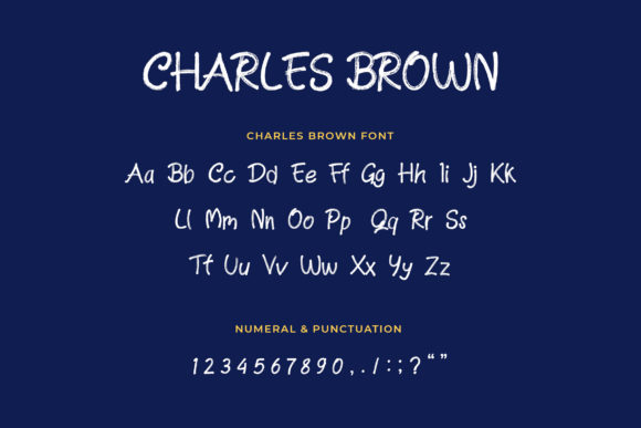 Charles Brown Font - Preview 4