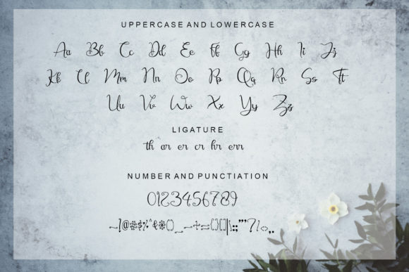 Christmas Winter Font PNG with transparent background - Preview 4