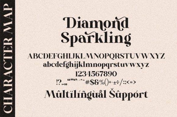 Diamond Sparkling Font - Preview 1