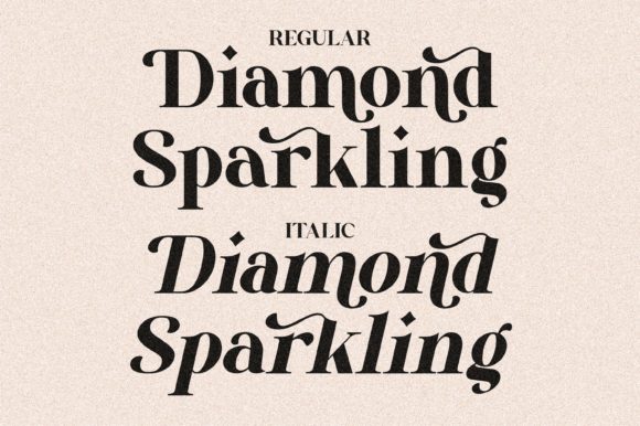 Diamond Sparkling Font - Preview 3