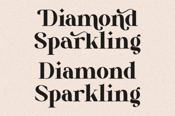 Diamond Sparkling Font - Preview 5