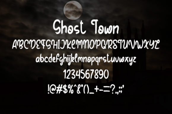Ghost Town Font - Preview 4