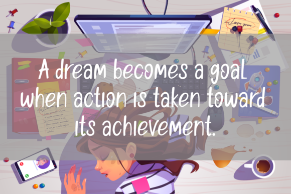 Happy Dream Day Font PNG with transparent background - Preview 2
