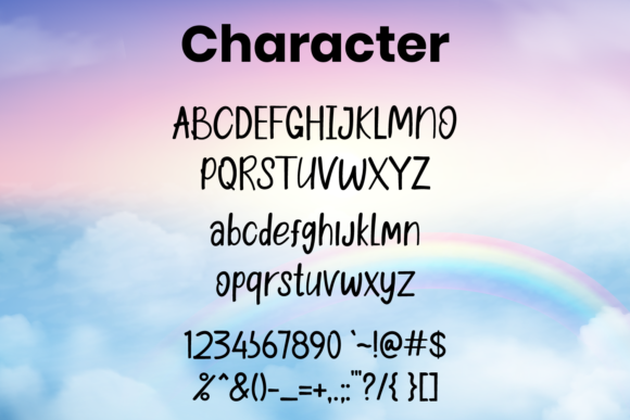Happy Dream Day Font PNG with transparent background - Preview 4