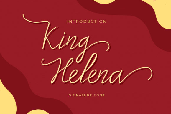King Helena Font PNG with transparent background - Preview 1