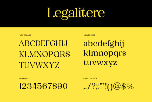 Legalitere Font PNG with transparent background - Preview 2