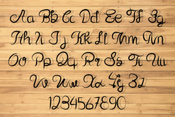 Love You Font PNG with transparent background - Preview 1