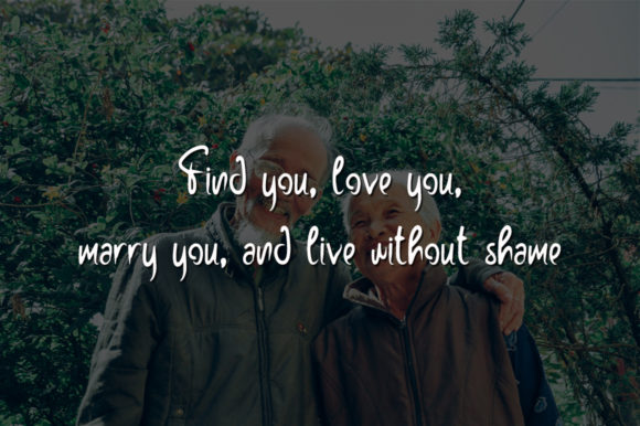 Lovely Time Font PNG with transparent background - Preview 1