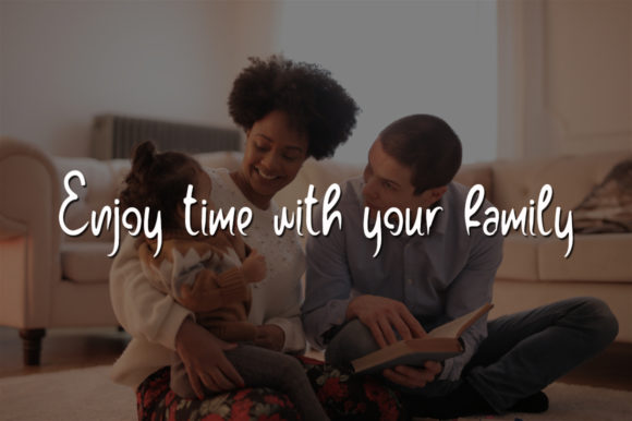 Lovely Time Font PNG with transparent background - Preview 3