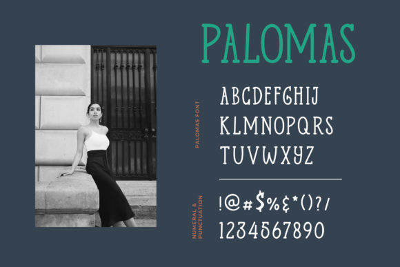 Palomas Font PNG with transparent background - Preview 3