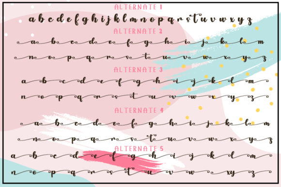 Popsicle Chocolate Font PNG with transparent background - Preview 5