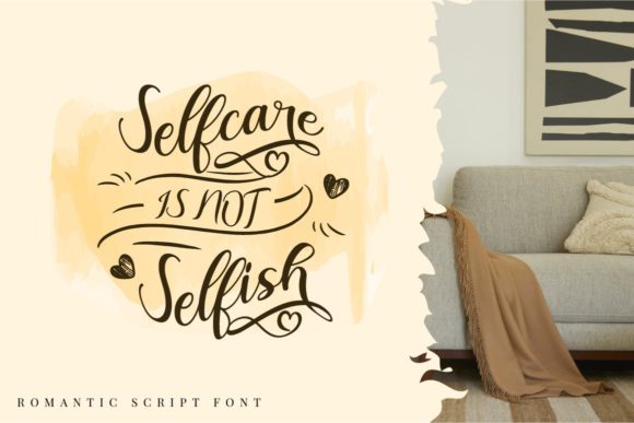 Romantic Dates Font PNG with transparent background - Preview 1