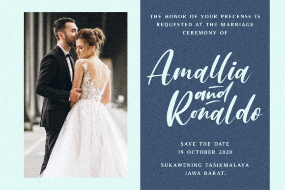 Amallia and Ronaldo Font PNG with transparent background - Preview 3