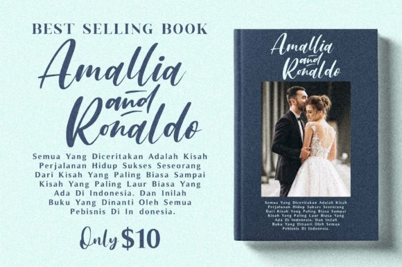 Amallia and Ronaldo Font PNG with transparent background - Preview 4