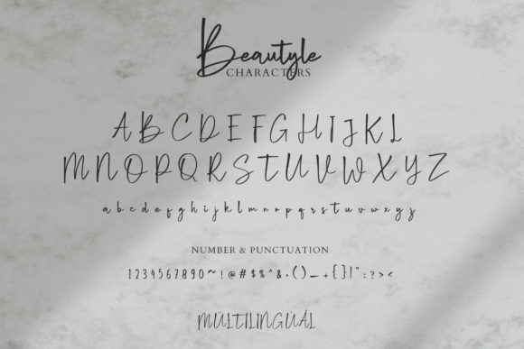 Beautyle Font - Preview 2