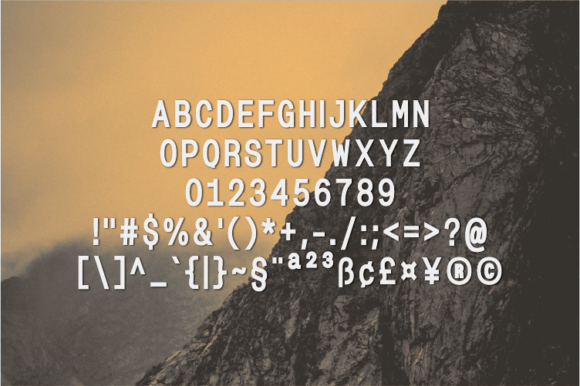 Delvith Font PNG with transparent background - Preview 1