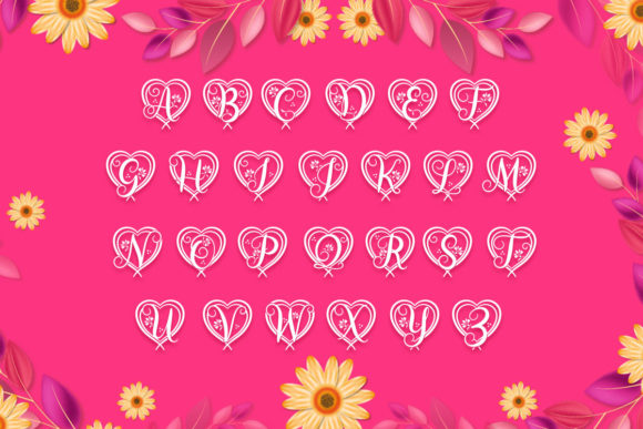 Honey Monogram Font - Preview 2