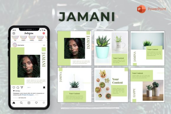 Instagram Feed Template Jamani Graphics