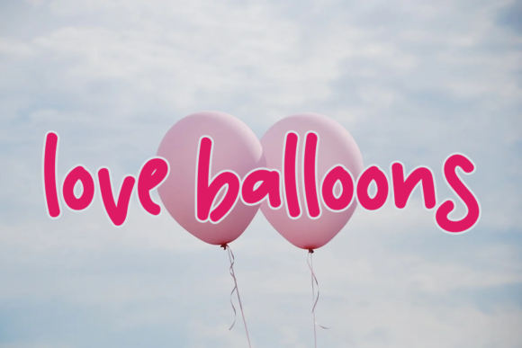 Love Day Font PNG with transparent background - Preview 1