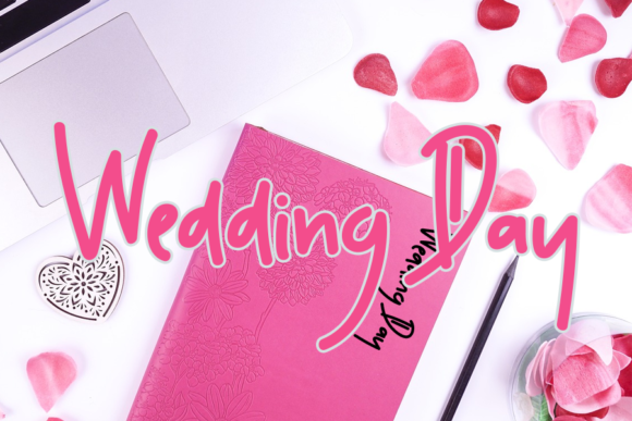 Love Day Font PNG with transparent background - Preview 3