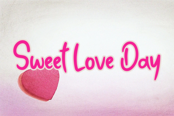 Love February Font PNG with transparent background - Preview 1