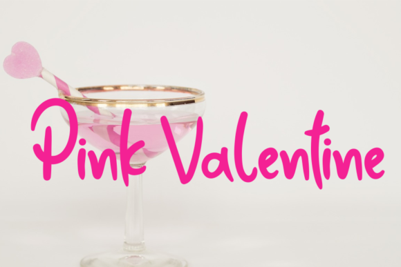Love February Font PNG with transparent background - Preview 2