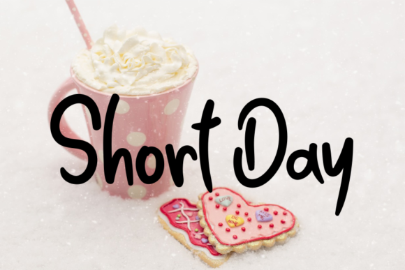 Love February Font PNG with transparent background - Preview 3