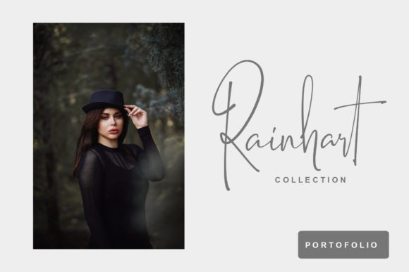 Rainhart Font PNG with transparent background - Preview 2