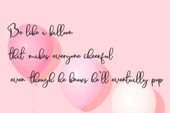 Reinley Font PNG with transparent background - Preview 5