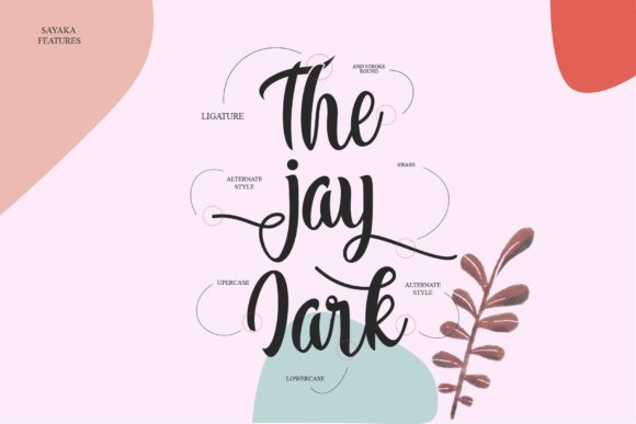 Sayaka Font PNG with transparent background - Preview 5