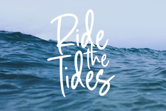 Seaside Font PNG with transparent background - Preview 1