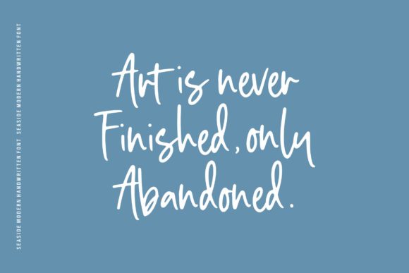 Seaside Font PNG with transparent background - Preview 3