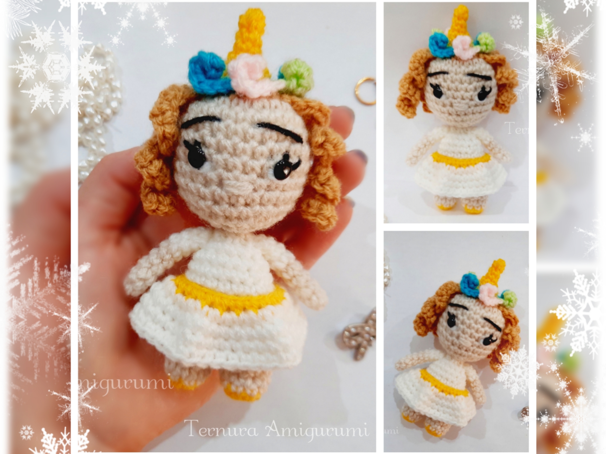 Crochet Pattern Unicorn Girl