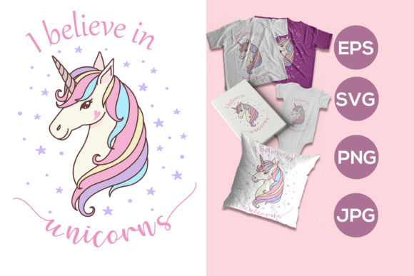 Baby Unicorn Sublimation And Svg Graphics