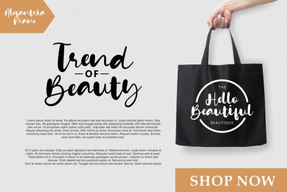 Alesantria Mane Font - Preview 4