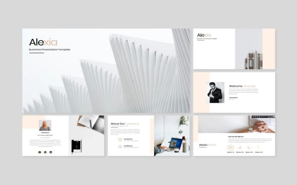 Preview of Alexia - Business PowerPoint Template PowerPoint template