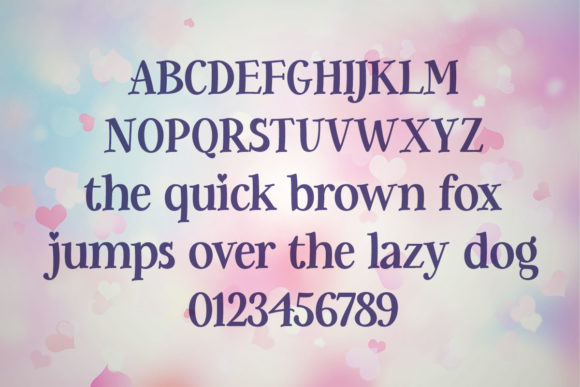 Be My Glittertine Font - Preview 1