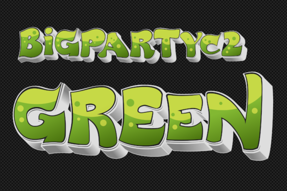 BigPartyC2 Font - Preview 1