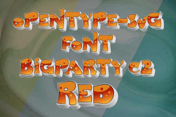 BigPartyC2 Font - Preview 3