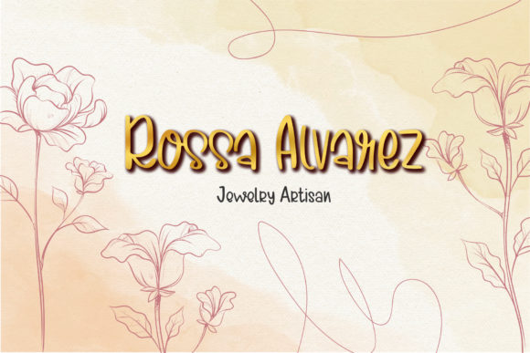 Black Romance Font - Preview 2