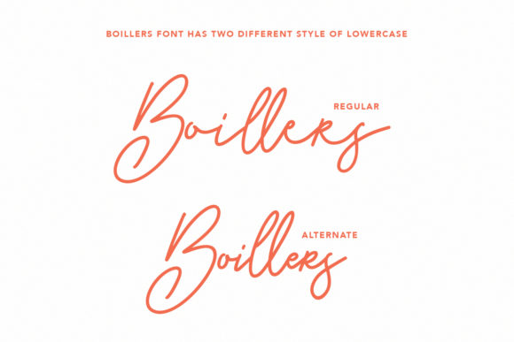 Boillers Font - Preview 2