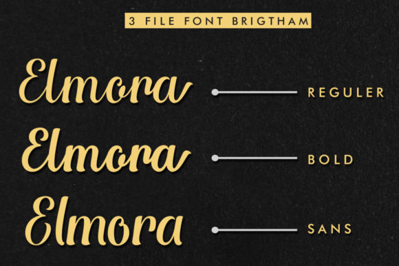 Brigtham Font - Preview 3