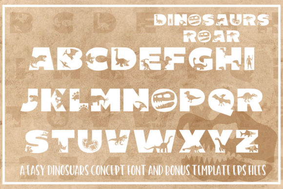Dinosaurus Roar Font - Preview 1