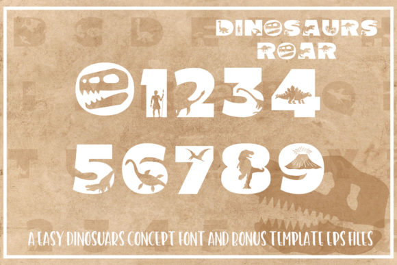 Dinosaurus Roar Font - Preview 2
