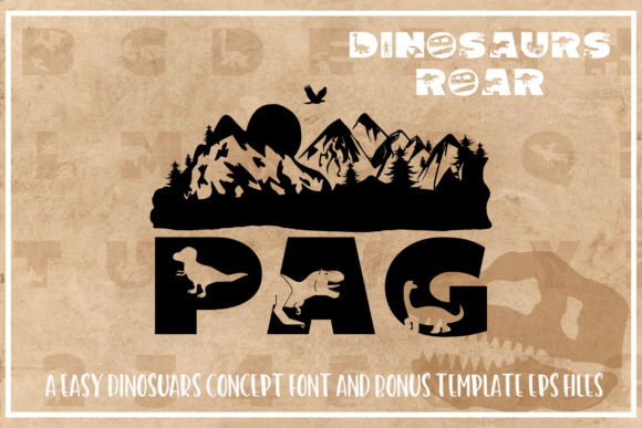 Dinosaurus Roar Font - Preview 5